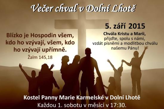 Večer chval v Dolní Lhotě – 5. 9. 2015