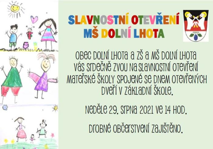 Slavnostní otevření MŠ - 29.8.2021