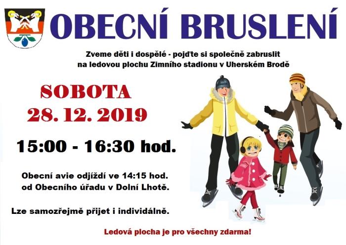 Obecní bruslení - 28. 12. 2019