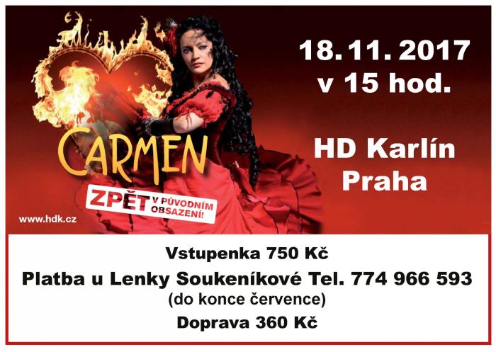CARMEN - Praha - 18. 11. 2017