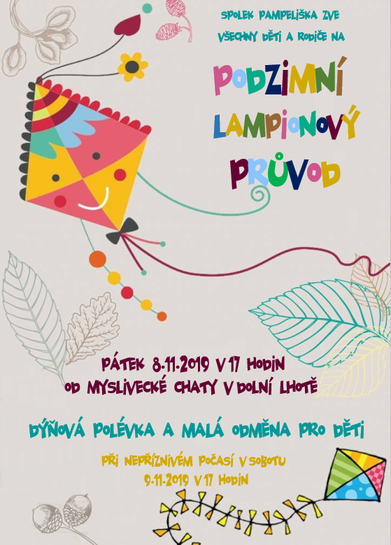 Podzimní lampionový průvod - 8.11.2019