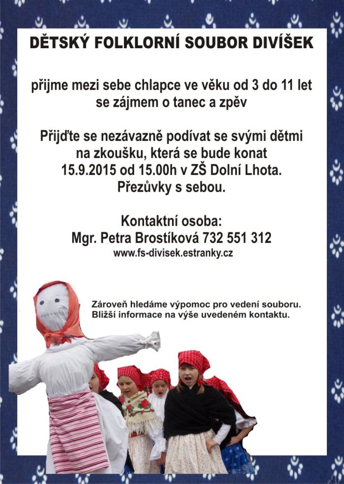 Nábor do folklorního souboru Divíšek