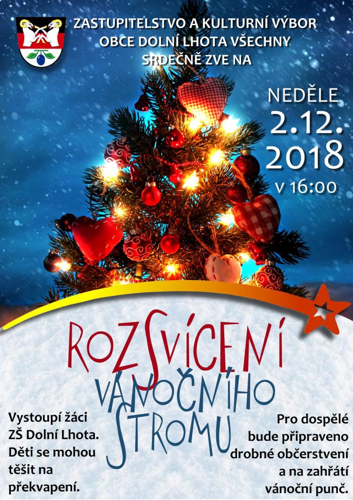  Rozsvícení vánočního stromku 2018