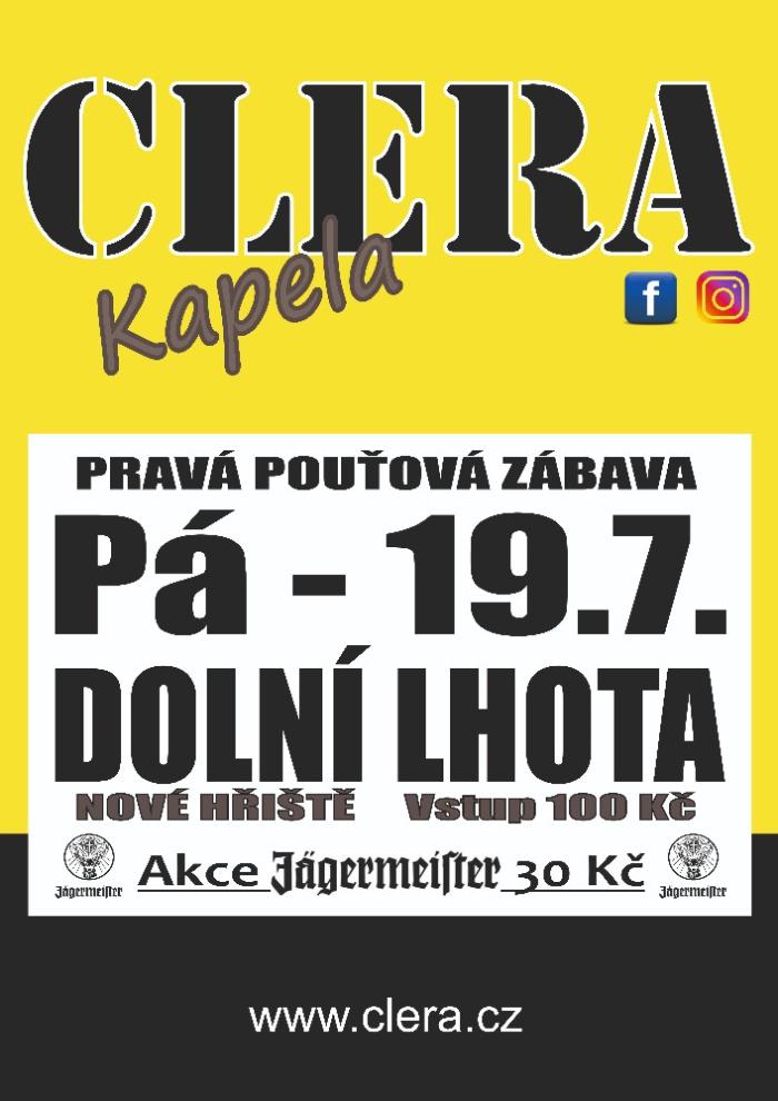 Pouťová zábava - 19. 7. 2019 