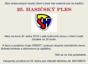25. HASIČSKÝ PLES